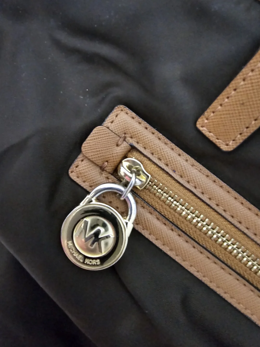 Michael Kors Kempton Brown and Tan Tote Bag